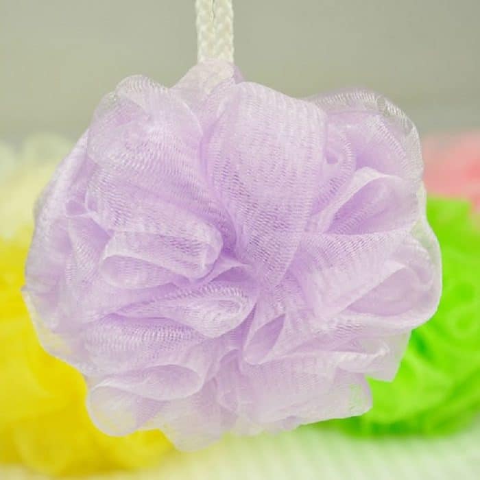 5 PCS Blumenbad Ball Badewannen Cool Ball Bad Handtuch Scrubber Körperreinigung Mesh Dusche Waschschwamm, zufällige Farblieferung – Bild 4