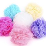 5 PCS Blumenbad Ball Badewannen Cool Ball Bad Handtuch Scrubber Körperreinigung Mesh Dusche Waschschwamm, zufällige Farblieferung – Bild 6