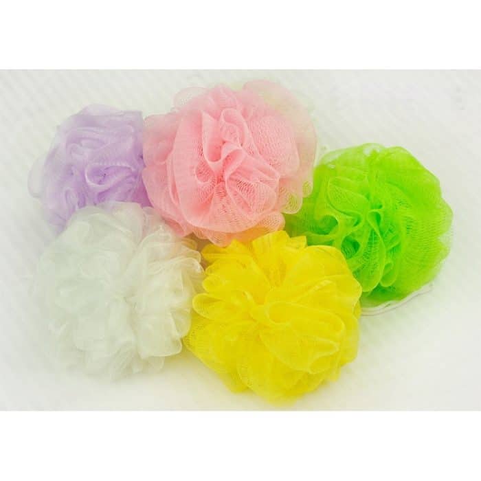 5 PCS Blumenbad Ball Badewannen Cool Ball Bad Handtuch Scrubber Körperreinigung Mesh Dusche Waschschwamm, zufällige Farblieferung – Bild 7