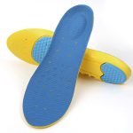 1 Paar elastische, atmungsaktive, saugfähige Deodorant-Sporttourismus- und Freizeitkomfort-Dämpfungseinlegesohlen, Größe: M (38–40 Yards), Size: M(38-40Yards) blue, Size: M(38-40Yards) gray – Bild 2