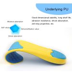 1 Paar elastische, atmungsaktive, saugfähige Deodorant-Sporttourismus- und Freizeitkomfort-Dämpfungseinlegesohlen, Größe: M (38–40 Yards), Size: M(38-40Yards) blue, Size: M(38-40Yards) gray – Bild 5