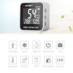 SNDWAY SW-825 Micro-USB-Aufladung Desktop-Luftqualitäts-Echtzeit-Reinigungsdetektor mit HiD-LED-Bildschirm, Support-Alarmaufforderung – Bild 4