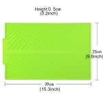 2 Stück Multifunktions-Silikon-faltbare Wasserfiltermatte, Abfluss-Isolierpad – Bild 7