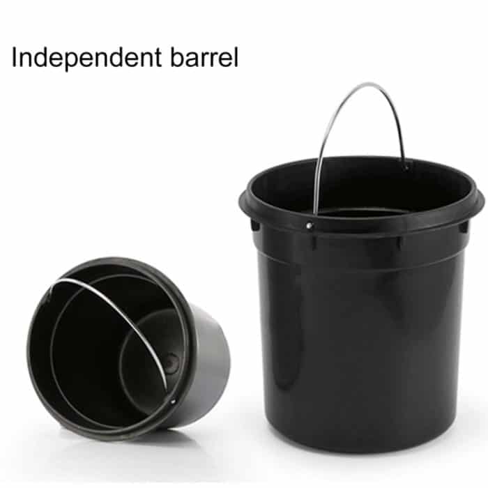 Modischer runder Edelstahl-Haushalts-Hotelbüro-Mülleimer mit Pedalen, Größe: 5 l, Size: 5L – Bild 4