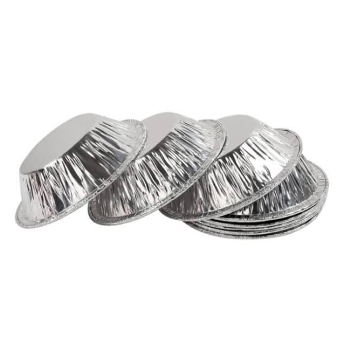 100 Stück/Packung Eierkuchenhalter aus Aluminiumfolie, Größe: 7,5 x 4 x 2 cm – Bild 4