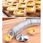 100 Stück/Packung Eierkuchenhalter aus Aluminiumfolie, Größe: 7,5 x 4 x 2 cm – Bild 6