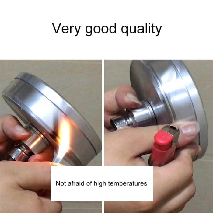 Abnehmbarer und waschbarer Space-Duschkopf mit Aluminiumbeschichtung, rund, mit Druckbrause oben, Größe: 82 mm, Pattern A – Bild 6