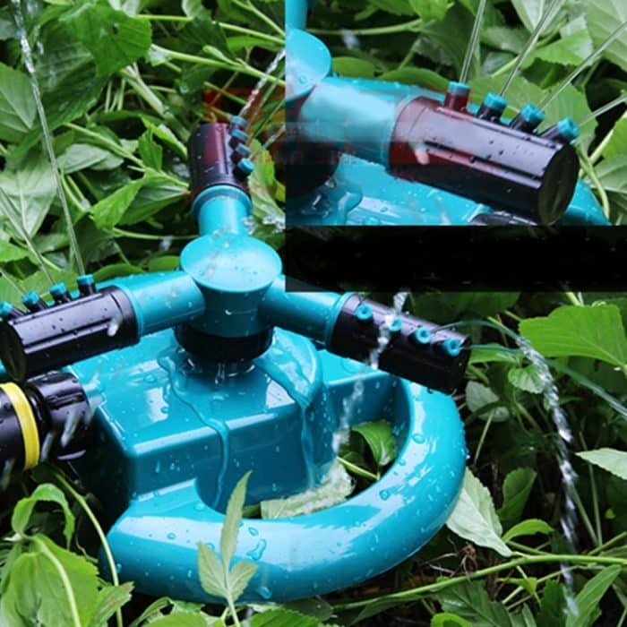 Automatische rotierende Düse für den Garten Automatische 360-Grad-Sprinkleranlage Gartenbewässerungsdüse Bewässerungsdüse mit 3/4 Zoll Wasserschlauchanschluss – Bild 9