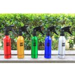 Aluminium Mini Spray Klarflaschenbehälter Nachfüllbare Wassersprühflasche Wasserkochersprühgerät Bewässerung Gartenbedarf, Kapazität: 300 ml, zufällige Farblieferung – Bild 4