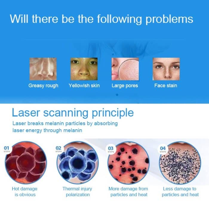 Tragbare Pikosekunden-Handheld-Maschine (Entfernung von Augenbrauen-Tätowierungsflecken), Laser-Plasma-Schönheitspflegestift, EU-Stecker, USB / Blue Light, USB /  Red Light – Bild 7