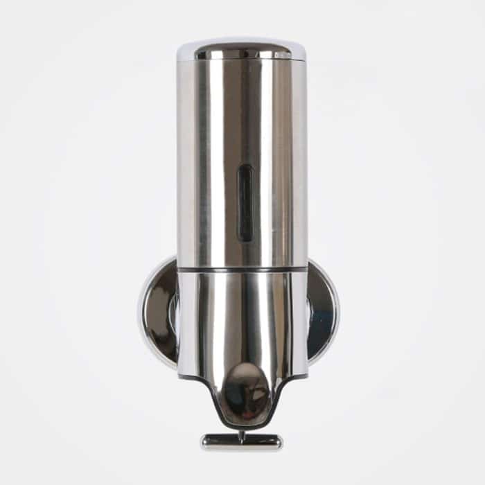 Handspender für Hotelduschen, wandmontierte Waschflüssigkeit, Shampoo-Seifenflasche, Fassungsvermögen: 500 ml, 500ml/Stainless Steel – Bild 2