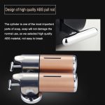 Handspender für Hotelduschen, wandmontierte Waschflüssigkeit, Shampoo-Seifenflasche, Fassungsvermögen: 500 ml, 500ml/Stainless Steel – Bild 4