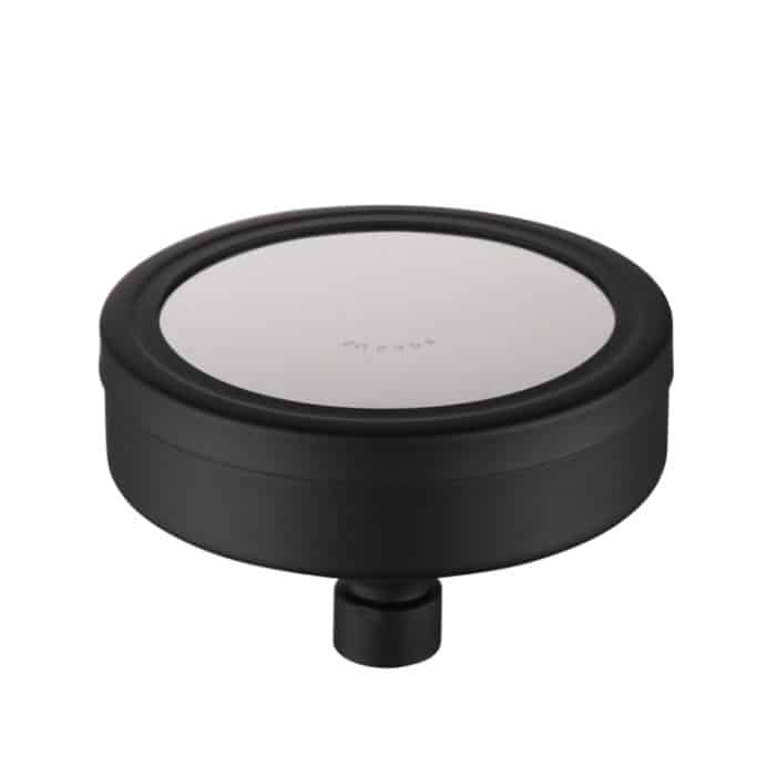 HC8739B.jpg Abnehmbarer und waschbarer runder Druckduschkopf aus Edelstahl 304, Größe: 118 mm, Pattern H – Bild 1