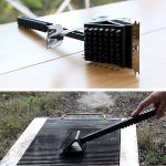 3 in 1 Kupferdraht-Grillbürste Langgriff-Grillgrill-Ofenreinigungsbürstenreiniger – Bild 2