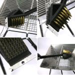 3 in 1 Kupferdraht-Grillbürste Langgriff-Grillgrill-Ofenreinigungsbürstenreiniger – Bild 5