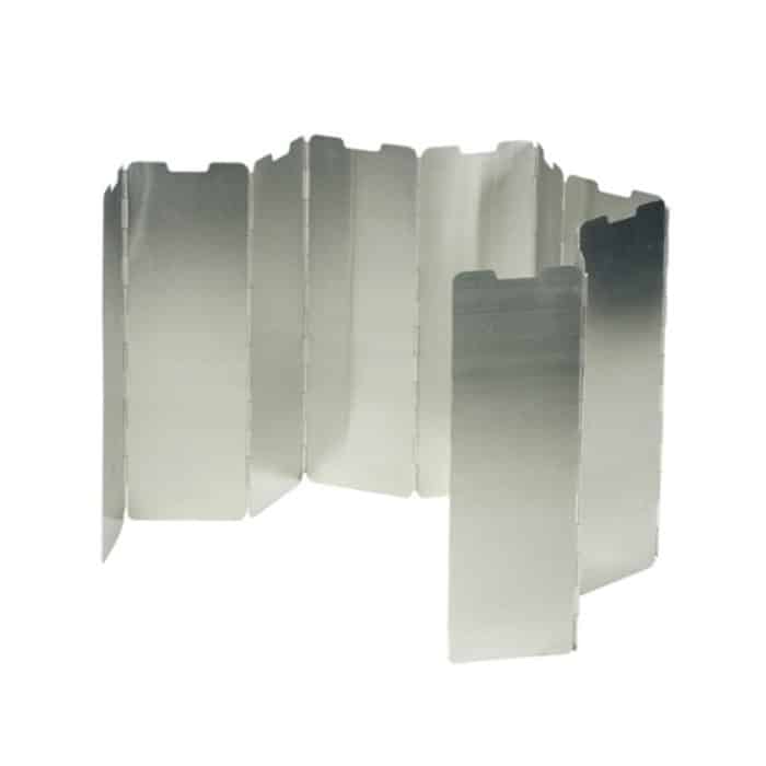 10 PCS Camping Outdoor Picknick Tragbarer Herd Klappschirm Aluminium Windschutzscheibe – Bild 3