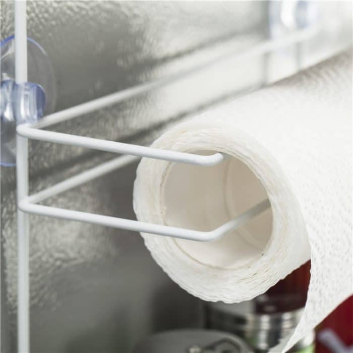 Mehrschichtiger Kühlregal Seitenregal Seitenwandhalter Multifunktions-Küchenorganisator Haushalt, Größe: 25 x 9,5 x 62 cm – Bild 5