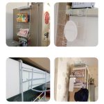 Mehrschichtiger Kühlregal Seitenregal Seitenwandhalter Multifunktions-Küchenorganisator Haushalt, Größe: 25 x 9,5 x 62 cm – Bild 10