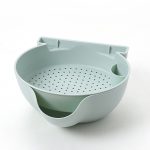 Küche Doppelschicht Obstschale Waschkorb Lazy Bracket Snack Nüsse Schüssel – Bild 2
