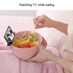 Küche Doppelschicht Obstschale Waschkorb Lazy Bracket Snack Nüsse Schüssel – Bild 8