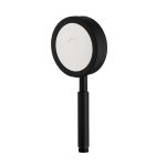 Abnehmbarer und waschbarer runder Druck-Handbrausekopf aus Edelstahl 304, Größe: 117 mm, Pattern J