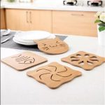 5 PCS Cute Cartoon Küchentisch Protect Wood Cup Pad Wärmeisolierung Coaster Mat, Random Style Lieferung – Bild 8