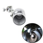 Universal Aluminium Turbo Sound Auspuff Schalldämpfer Rohr Pfeife Autosimulator Whistler, Größe: L.