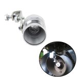 Universal Aluminium Turbo Sound Auspuff Schalldämpfer Rohr Pfeife Autosimulator Whistler, Größe: S.