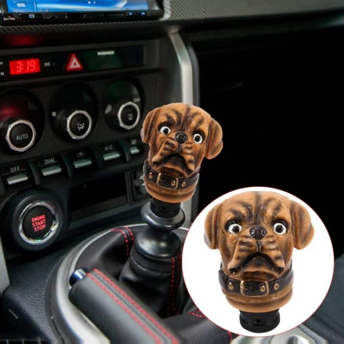 Bulldog Shaped Universal Vehicle Car Shifter Abdeckung Handbuch Automatischer Schaltknauf – Bild 1