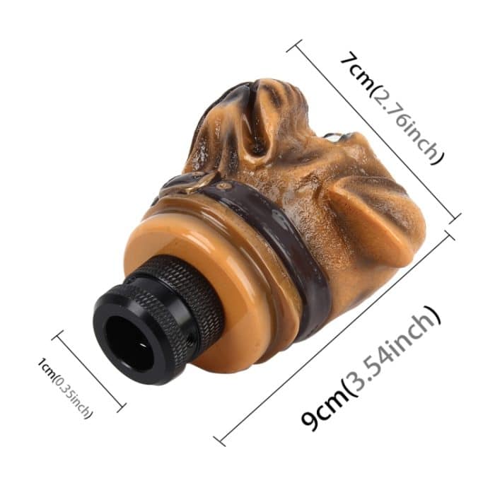 Bulldog Shaped Universal Vehicle Car Shifter Abdeckung Handbuch Automatischer Schaltknauf – Bild 4