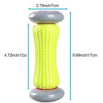 Yoga-Gesundheitspflege-Rad, Nacken-, Lenden-, Bein-, Hand- und Fußmassagerad, zufällige Farblieferung, Länge: 17 cm – Bild 5