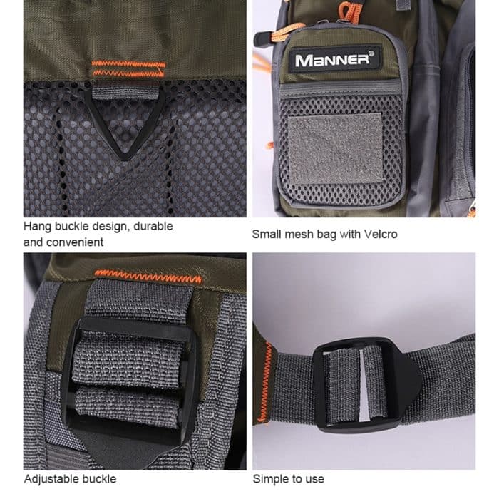 MANNER Outdoor Multifunktionale Angelschwimmweste Schwimmweste, MANNER Life Jacket – Bild 8