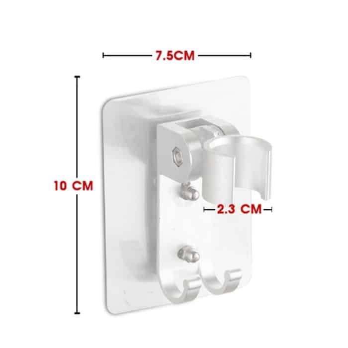 2 PCS Space Aluminium Duschkopfhalter Traceless verstellbare Bad Duschhalterung – Bild 2