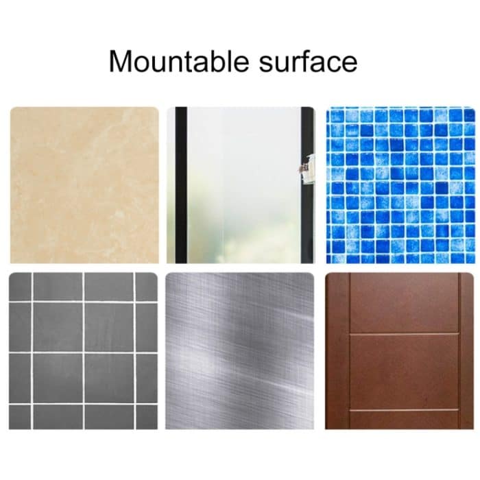 2 PCS Space Aluminium Duschkopfhalter Traceless verstellbare Bad Duschhalterung – Bild 6