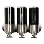 Dreifach-Handspender für Hotelduschen, Wandmontage, Waschflüssigkeit, Shampoo, Seife, Flasche, Fassungsvermögen: 1200 ml, 1200ml/Black, 1200ml/Gold, 1200ml/Red, 1200ml/Silver, 1200ml/Transparent, 1200ml/White