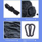 Wetterfestes Moskitonetz-Hängematten-Hintergrundset für den Außenbereich – Bild 4