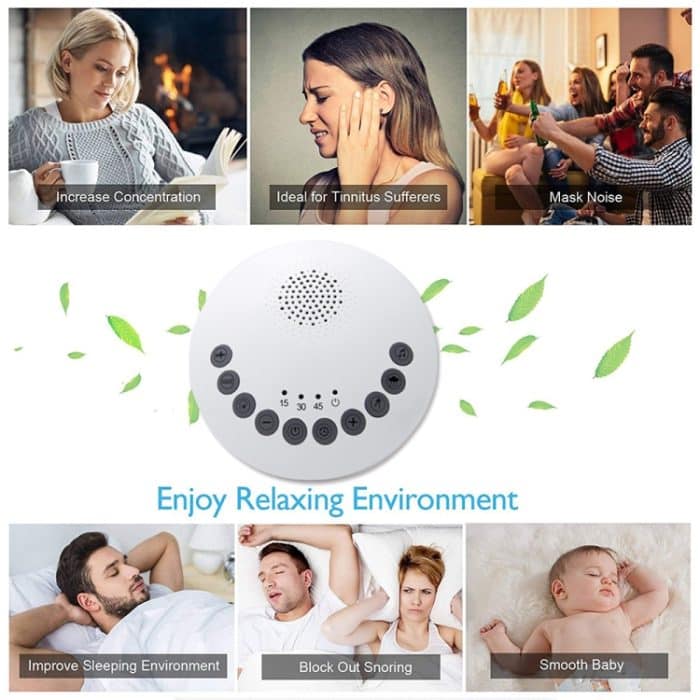 White Noise Schlafhilfegerät Baby Sleep Crying Tröster – Bild 5