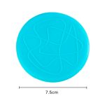 Rutschfeste Silikon-Unterlage für Rotwein-, Tee- und Kaffeetassen/Tassendeckel, zufällige Farbauswahl – Bild 3