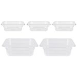 5 Schneidebrett-Aufbewahrungsboxen PC-Boxen 2 Groß 3 Klein – Bild 2