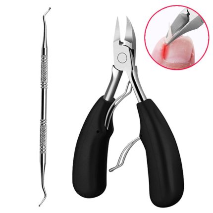 2-in-1-Nagelknipser für Paronychie, Olekranon-Nagelzange aus Edelstahl und Heber für eingewachsene Nägel