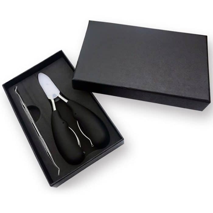 2-in-1-Nagelknipser für Paronychie, Olekranon-Nagelzange aus Edelstahl und Heber für eingewachsene Nägel – Bild 3