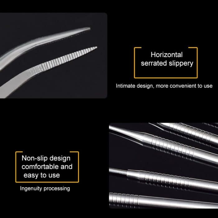 9 In 1 Edelstahl-Zahnarztwerkzeugsatz – Bild 7