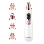 Xpreen wiederaufladbare Porenreiniger Home Facial Beauty Device mit LED-Bildschirm und 4 Sonden