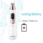 Xpreen wiederaufladbare Porenreiniger Home Facial Beauty Device mit LED-Bildschirm und 4 Sonden – Bild 8