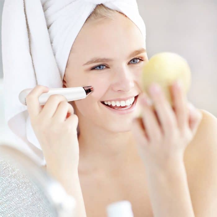 Xpreen wiederaufladbare Porenreiniger Home Facial Beauty Device mit LED-Bildschirm und 4 Sonden – Bild 10