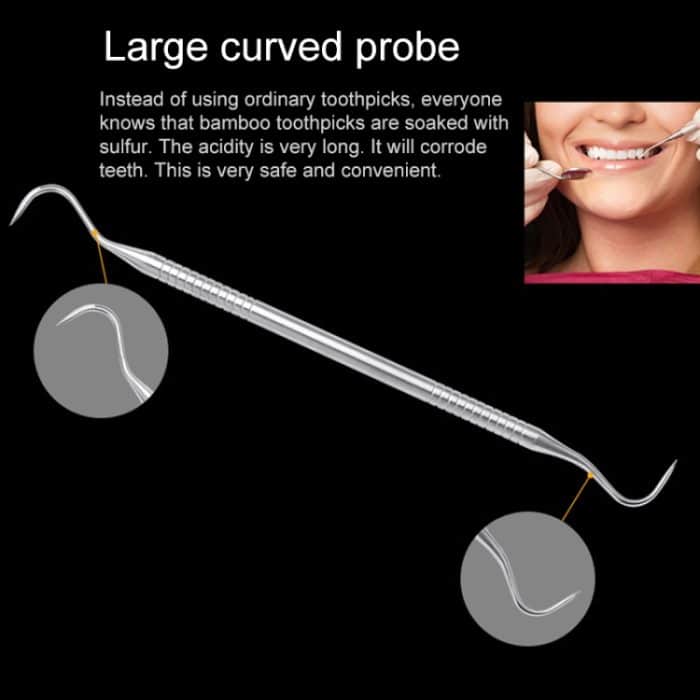 10 PCS Edelstahlpinzetten Zahnarztwerkzeuge – Bild 6