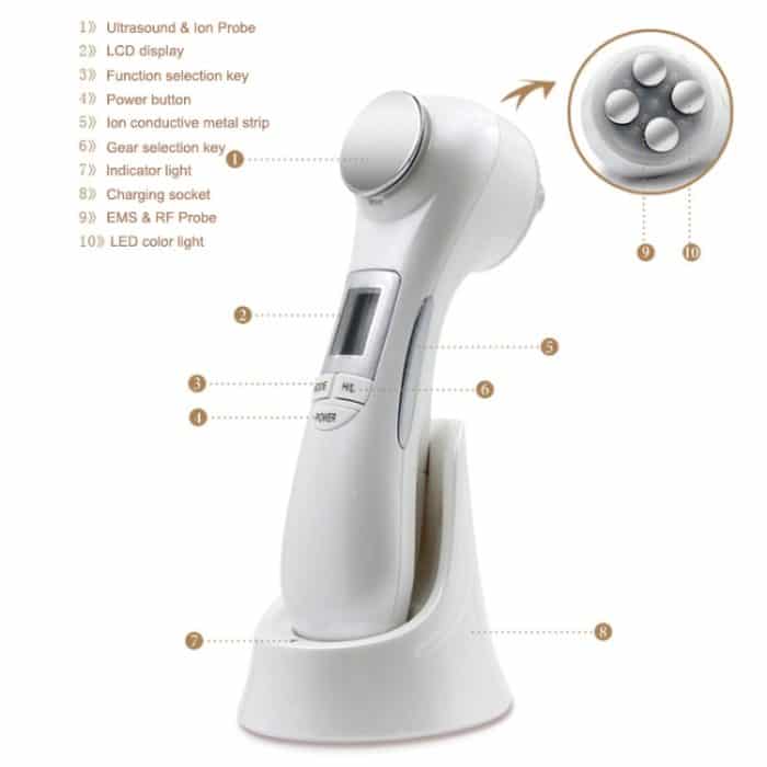 DY-9901 Farblicht Multifunktions Wireless Electronic Import und Export Beauty Instrument – Bild 5