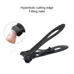 Nagelkunst-Werkzeug, Nagelknipser, Edelstahl-Nagelzange, Größe: L, 8,8 x 1,6 cm, Size: 8.8 x 1.6cm (Black), Size: 8.8 x 1.6cm (Silver) – Bild 4