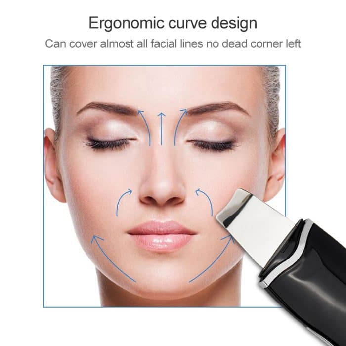 BLK-D016 Ultraschall-Schönheitsschaufel, Hautmaschine, Vibration, Haushalts-Gesichtsreinigung und Waschen, Massageinstrument, Schönheitsinstrument – Bild 6