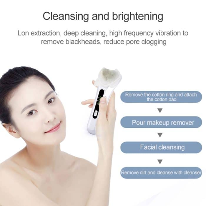 BLK-D020 Ionenimport- und Exportinstrument Gesichtsschönheitsmassagegerät Heizungsvibration Gesichtsbehandlungsinstrument – Bild 6